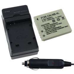 INSTEN Battery/ Charger for Canon PowerShot SD1100/ IS SD1000/ SD200/ SD300