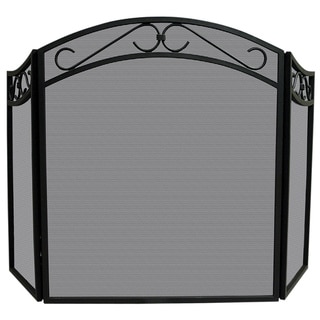 3-fold Black Iron Arch Screen