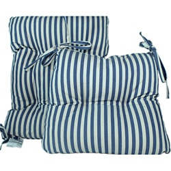 Blue Stripe 2 Piece Rocking Chair Set
