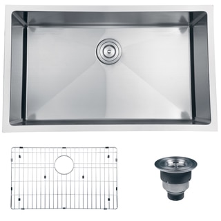Ruvati 16-gauge Stainless Steel 30-inch Single Bowl Undermount Kitchen Sink