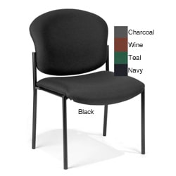OFM 408 Manor Series Vinyl Armless Guest and Reception Chair