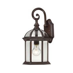 Nuvo Boxwood 1-light Rustic Bronze 15-inch Wall Sconce