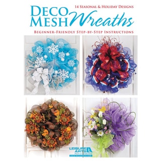 Leisure Arts-Deco Mesh Wreaths