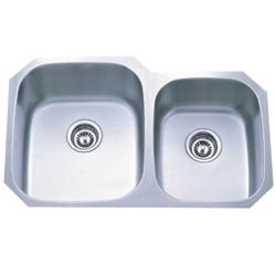 Stainless Steel 31-inch Undermount Double Bowl Kitchen Sink