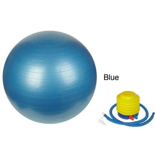 Sivan Health and Fitness 75cm Anti-Burst Gym Ball with Foot Pump