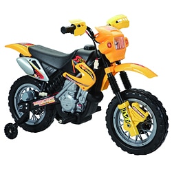 Dirt Bike Yellow 6 Volt Battery Operated Ride-on