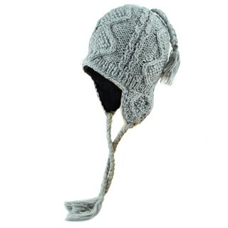 Wave Knit Winter Hat (Nepal)