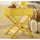 Kenton X Base Wood Accent Campaign Table by iNSPIRE Q Bold - Thumbnail 7