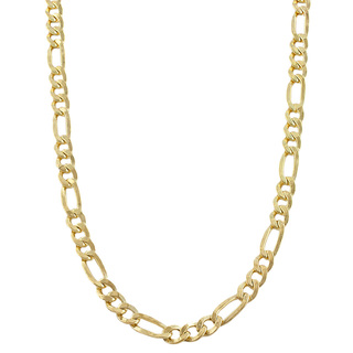 Fremada 14k Yellow Gold-filled Figaro Link Chain Necklace (18-36 inches)