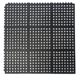 Natural Rubber Mat Interlocking Flooring (36 x 36)