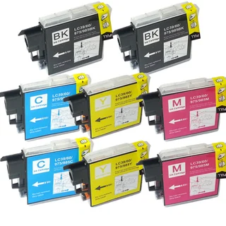 Brother LC-39 Compatible Black / Color Ink Cartridges (Pack of 8)