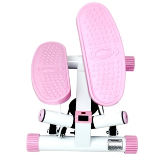 Sunny Health and Fitness P8000 Pink Adjustable Twist Stepper