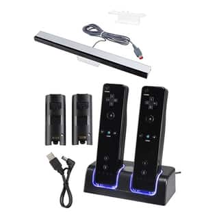 INSTEN Dual Charging Station/ Wired Sensor Bar for Nintendo Wii