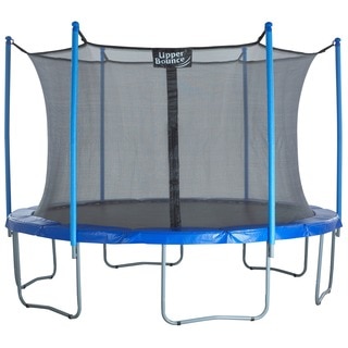 Upper Bounce 12 ft. Trampoline and Enclosure Set with 'Easy Assemble'