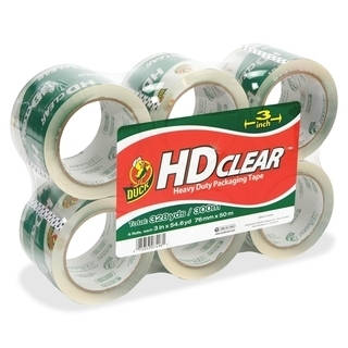 Duck Carton Clear Sealing Tape (Pack of 6)