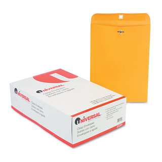 Universal Kraft Clasp Envelope Side Seam 28lb 9 2 Packs of 100
