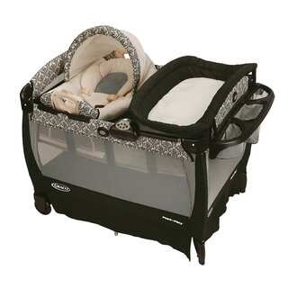 Graco Cuddle Cove Pack 'n Play Playard with Newborn Rocker and Changer in Rittenhouse