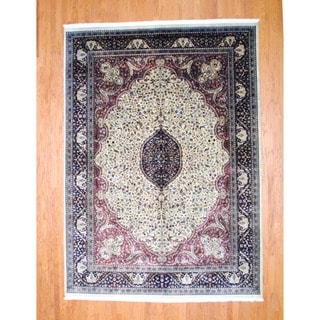 Herat Oriental Indo Hand-knotted Farahan Wool Rug (8'6 x 12')