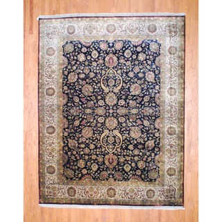 Herat Oriental Indo Hand-knotted Farahan Wool Rug (9'3 x 12')