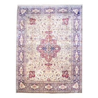 Herat Oriental Indo Hand-knotted Tabriz Wool Rug (8'2 x 11')