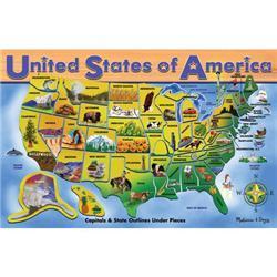Melissa & Doug U.S.A. Map 45-piece Puzzle