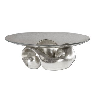 Uttermost Entwined Silver Leaf Bowl
