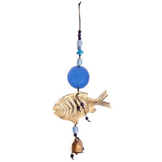 Blue Fish 3-D Wind Chime (India)