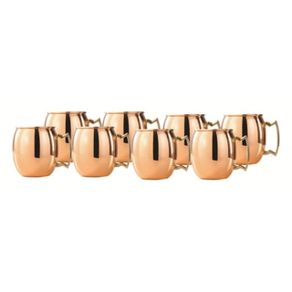 Old Dutch Solid Copper 2-ounce Shot-glass Sized Moscow Mule Mugs (Set of 8)