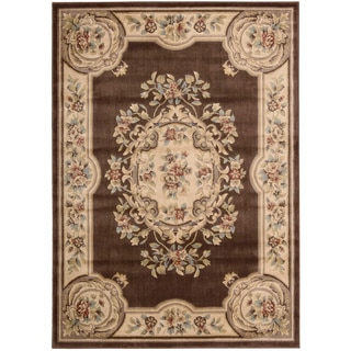 Nourison Chateau Brown Wool Blend Rug (3'3 x 5'3)