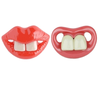 Two Front Teeth Broadway and Baby Bugs Pacifiers (Pack of 2)