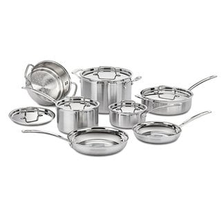 Cuisinart Multiclad Pro Triple-ply Stainless Steel 12-piece Cookware Set