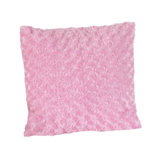 Sweet JoJo Designs 'Madison' Pink Swirl Minky 16-inch Decorative Pillow