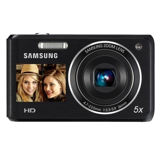 Samsung DV101F Dual View 16.1MP Black Digital Camera