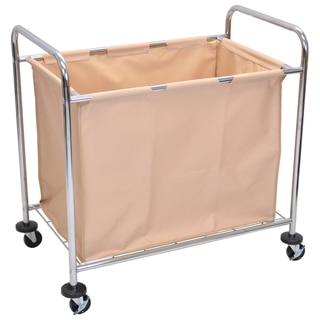 Luxor Heavy-Duty Rolling Industrial Laundry Storage Cart
