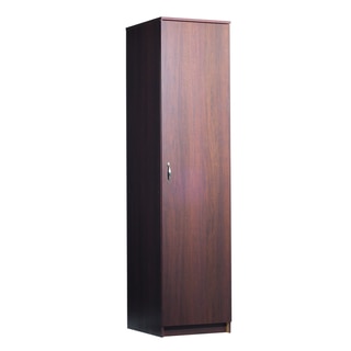akadaHOME 72-inch Single Door Walnut Storage Cabinet
