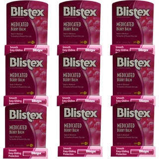 Blistex Medicated Berry Balm Chapstick (Pack of 9)