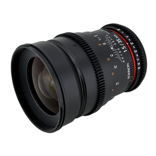 Rokinon CV35 35mm T1.5 Cine VDSLR Wide Angle Lens with De-clicked Aperture