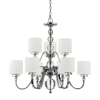 Quoize Downtown Two Tier 9-Light Chandelier
