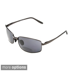 Hot Optix Men's Metal Wrap Bi-focal Reading Sunglasses