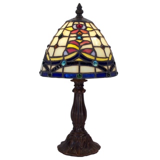 Tiffany-style Warehouse of Tiffany Posis Table Lamp