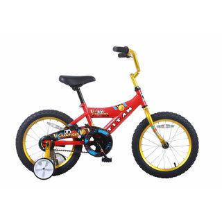 Titan Champion 16-inch Red/ Gold Boys BMX Bike