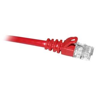 ClearLinks 75FT Cat5E 350MHZ Red Molded Snagless Patch Cable
