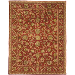 Safavieh Handmade Heirloom Red Wool Rug (11' x 16')