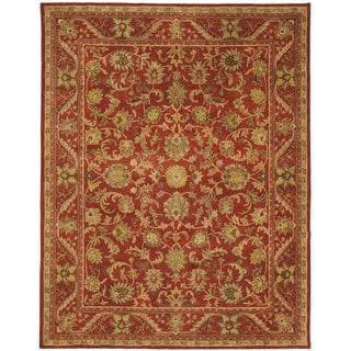 Safavieh Handmade Heirloom Red Wool Rug (12' x 15')