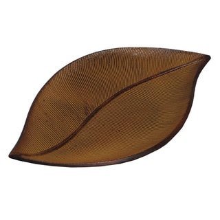 KINDWER Metal Palm Leaf Tray
