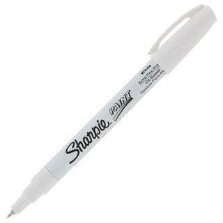 Sharpie White Poster Paint Extra Fine Scrapbooking Markers (Pack of 6)
