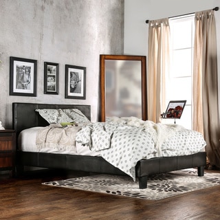 Furniture of America Kutty Queen Padded Leatherette Platform Bed