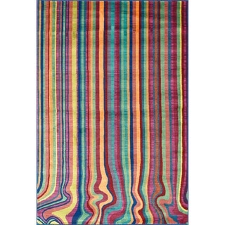 Skye Monet Multi Stripe Rug (7'7 x 10'5)