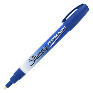Sharpie Blue Scrapbooking Poster Paint Markers (Pack of 12)