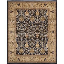 Safavieh Handmade Mahal Blue/ Gold New Zealand Wool Rug (7'6 x 9'6)